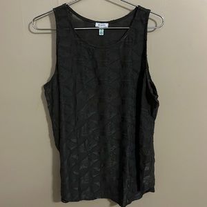 Charcoal gray tank